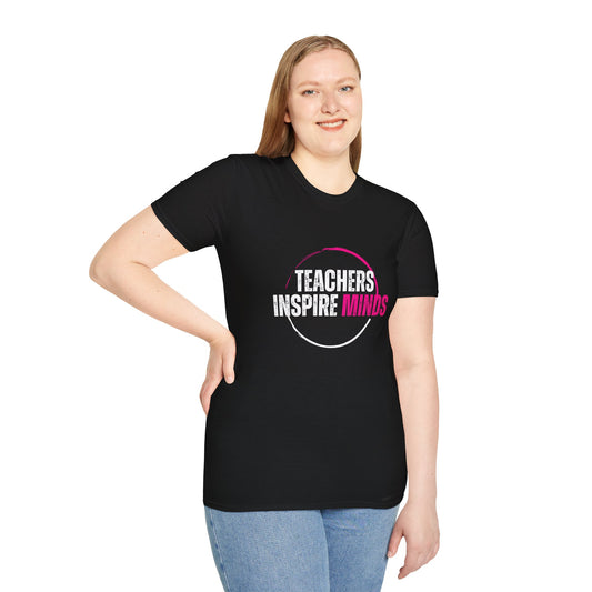 Teachers Inspire Minds Unisex Softstyle T-Shirt