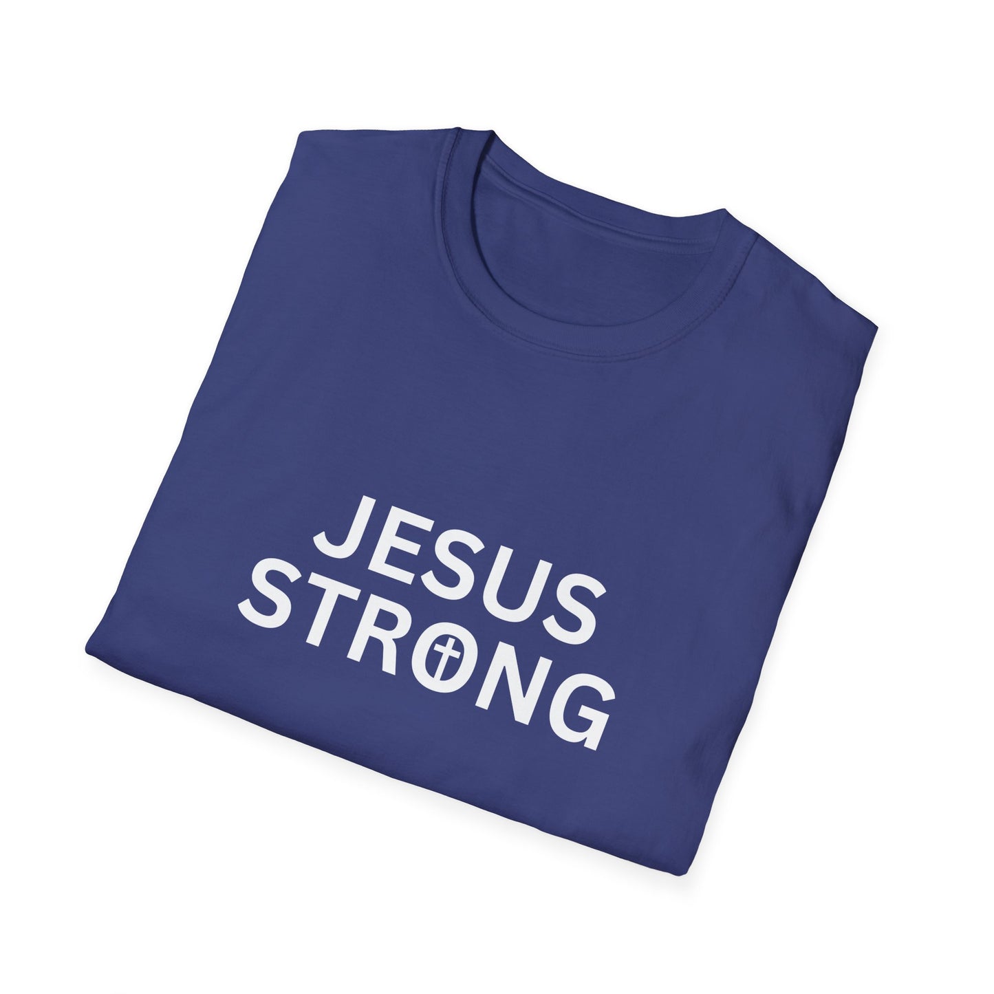 Black Jesus Strong Unisex Softstyle T-Shirt