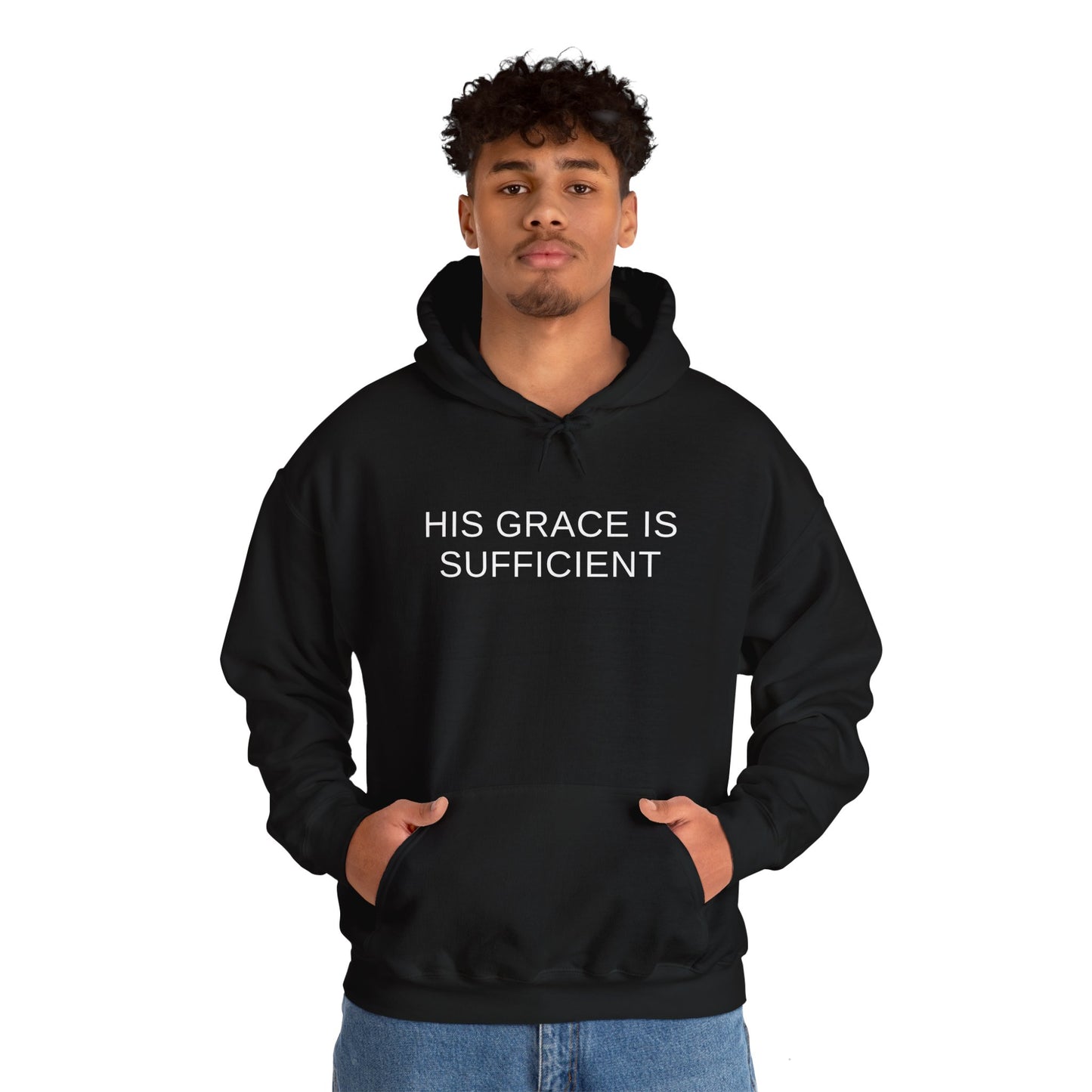 His Grace Is Sufficient Unisex Heavy Blend™ Hooded Sweatshirt