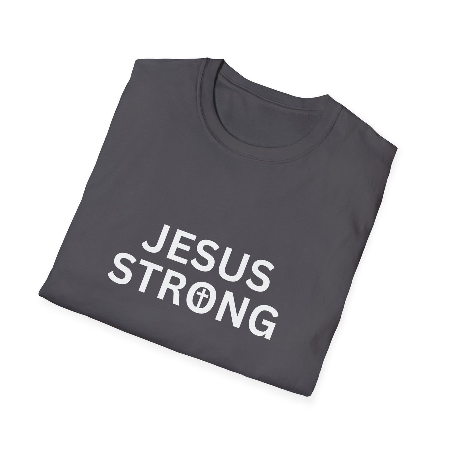 Black Jesus Strong Unisex Softstyle T-Shirt