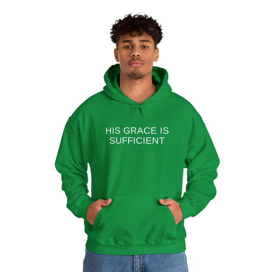 His Grace Is Sufficient Unisex Heavy Blend™ Hooded Sweatshirt